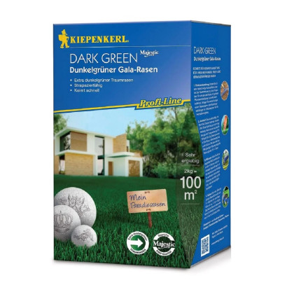 Profi Line tmavě zelený Gala trávník - Kiepenkerl - travní směs - 2 kg