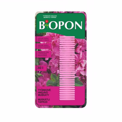Tyčinkové hnojivo na muškáty - BoPon - 30 ks