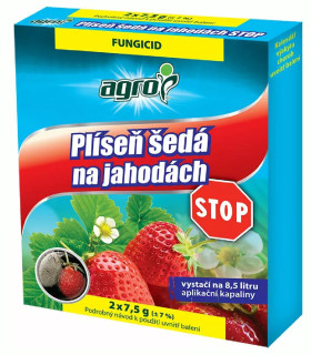 Plíseň šedá na jahodách STOP - Agro - odolnost rostlin - 2 x 7,5 g