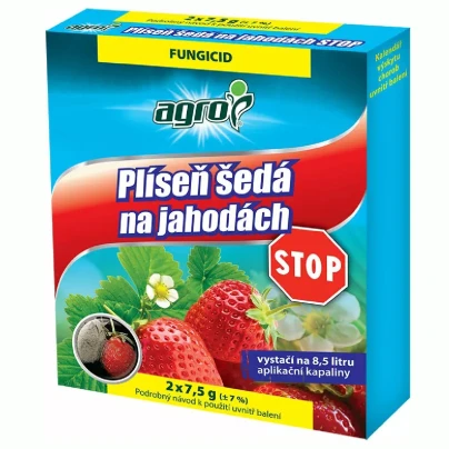 Plíseň šedá na jahodách STOP - Agro - odolnost rostlin - 2 x 7,5 g