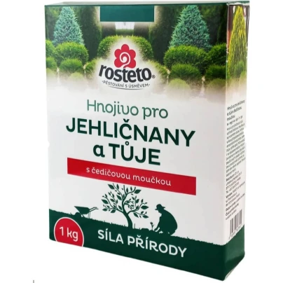 Hnojivo s čedičovou moučkou - jehličnany a tůje - Rosteto - hnojivo - 1 kg