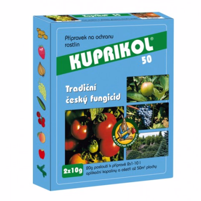 Kuprikol proti bakteriálním a houbovým nemocem - 2 x 10 g