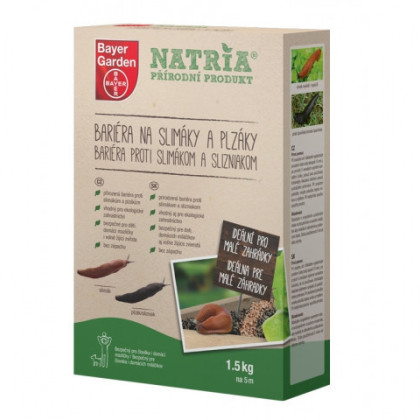 Bariéra na slimáky a plzáky - NATRIA přírodní produkt - 1,5 kg