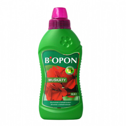 Tekuté hnojivo pro muškáty - BoPon - 500 ml